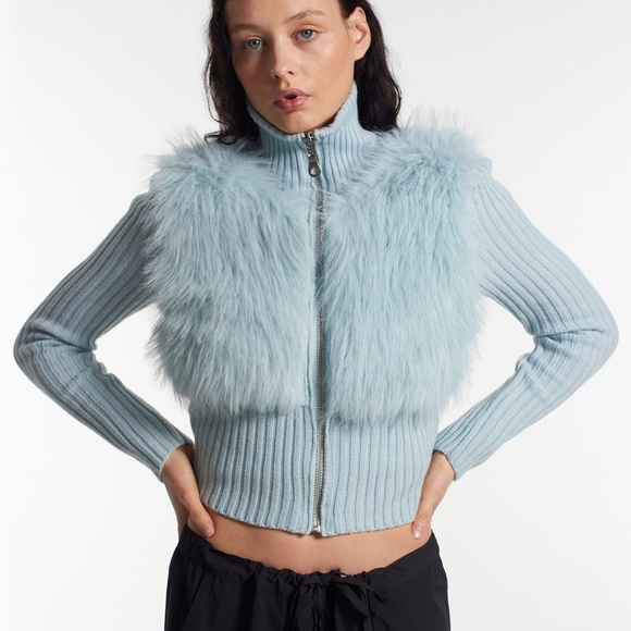 The Ragged Priest Blizzard Zip Cardigan - Picture 4 of 5